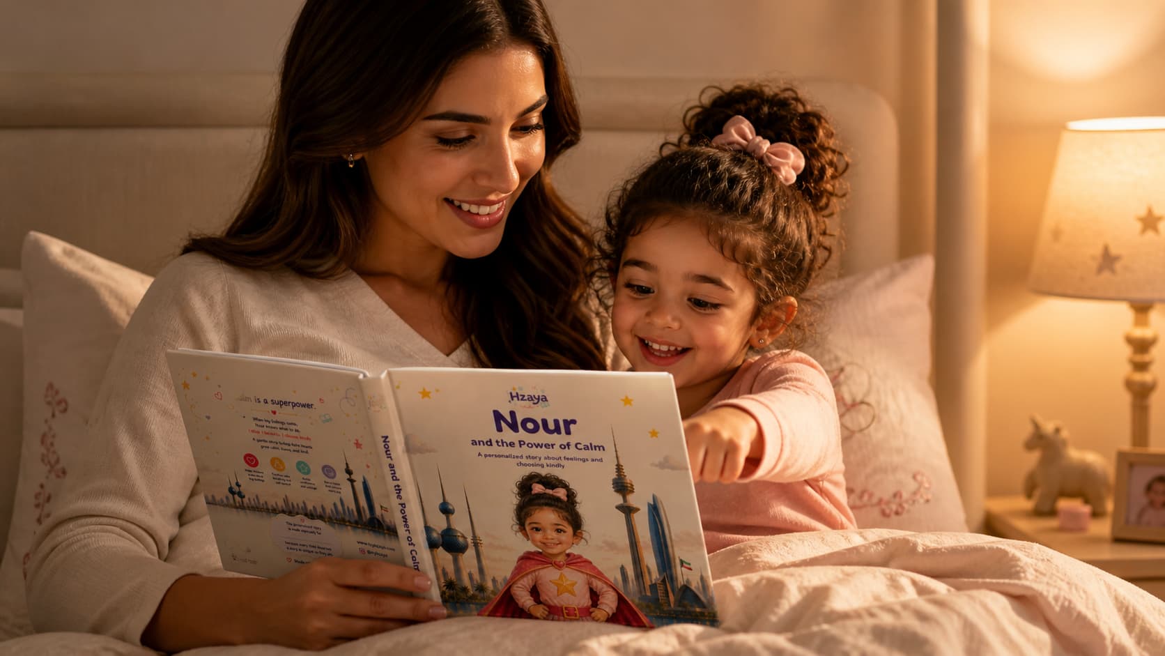 Illustration of a premium personalized storybook preview